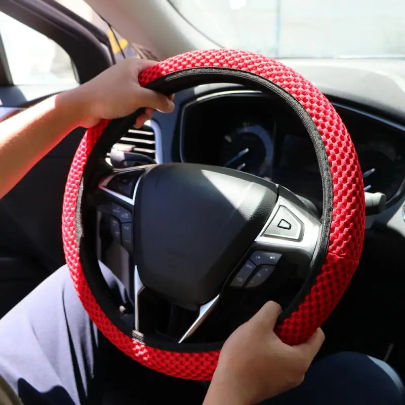 

14-15 Inch Car Auto Steering Wheel Cover For Kia Rio 2 3 4 X Line Kombi Sedan Auto Accessories Interior Steering Covers