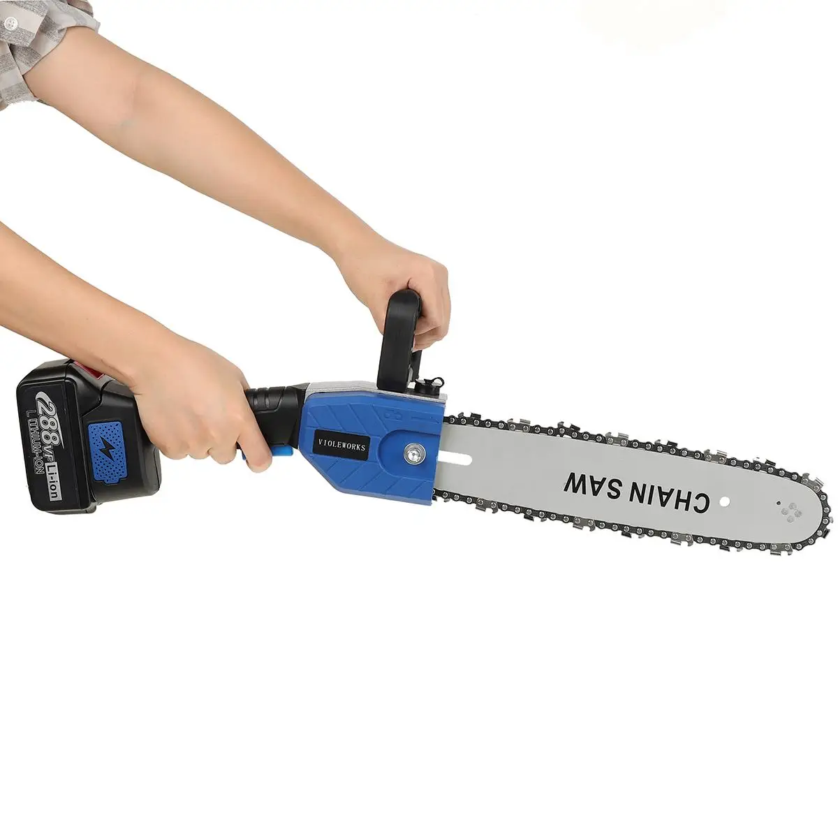 3200W 11.5 Inch Electric Saw Chainsaw with 2PC 22980mAh Battery Brushless Motor Rechargeable Wood Cutter For Makita | Инструменты