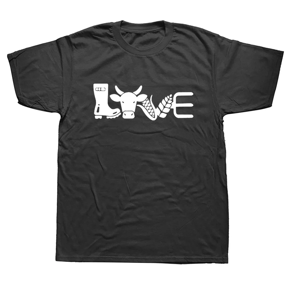 Летняя футболка с надписью I'm A Farmer Dairy Loves Farming Мужская хлопковая короткими