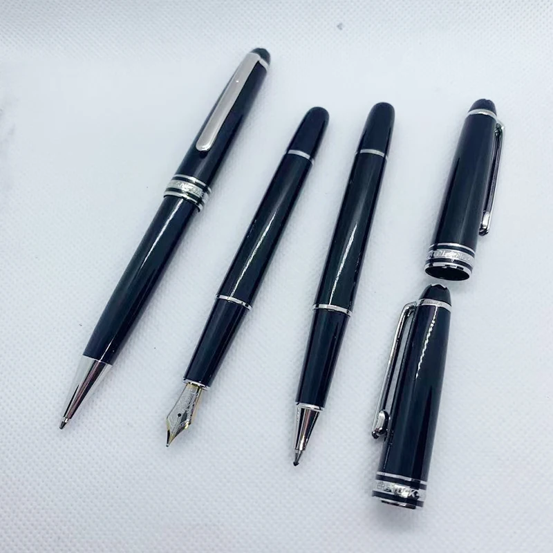 

Maple Leaf MB-Luxury black resin ballpoint pen, Korean rollerball pen writing, office supplies gifts