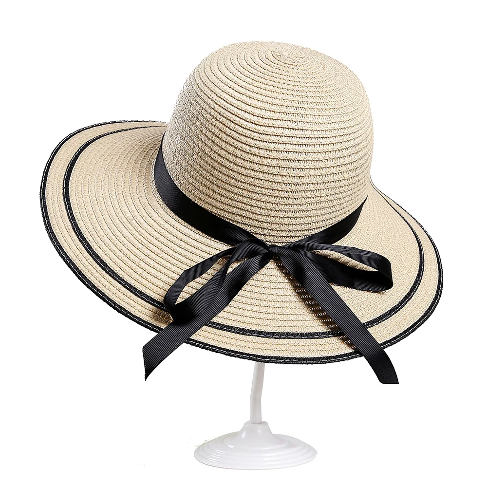 2019 модная женская летняя большая шляпа для отдыха на открытом воздухе двойная
