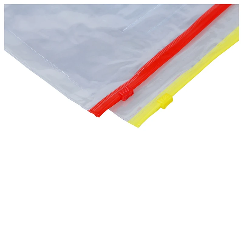

20PCS Plastic Slider Zip Lock Bags Files Holder for A5 Paper