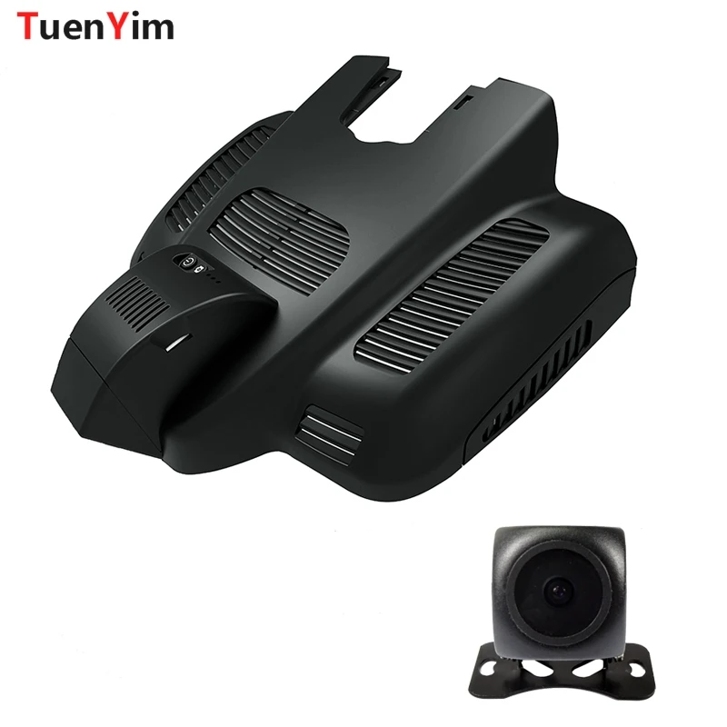 dual lens Двойной объектив Автомобильный видеорегистратор wifi DVR DashCam для Mercedes Benz E Series E320L /CLS350 с g-сенсором+ wifi+ управление приложением - Название цвета: dual lens