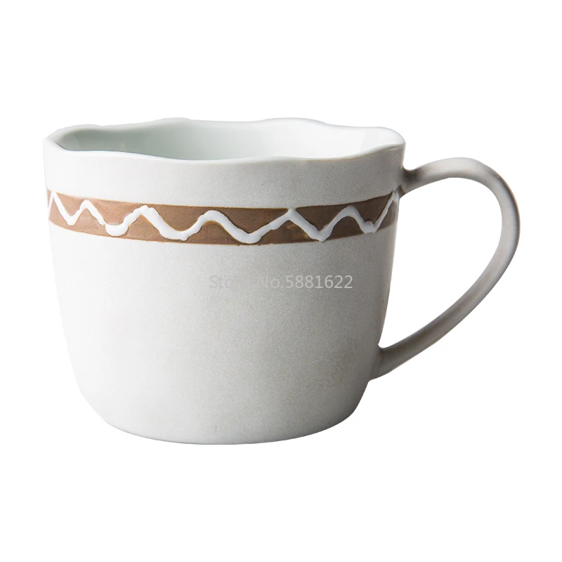 Креативный японский стиль и простое снижение пламени печи к керамической кружке