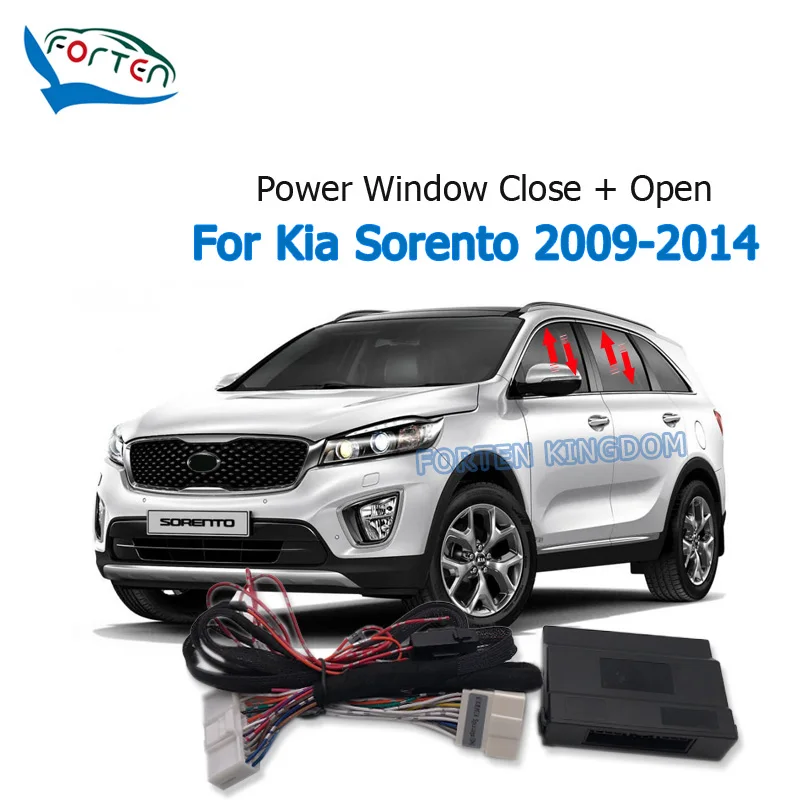 Forten Kingdom Car Automatic Intelligent Power Close&Open Windows Closer Kit Module For Kia Sorento 2009-2014 Left Hand Drive