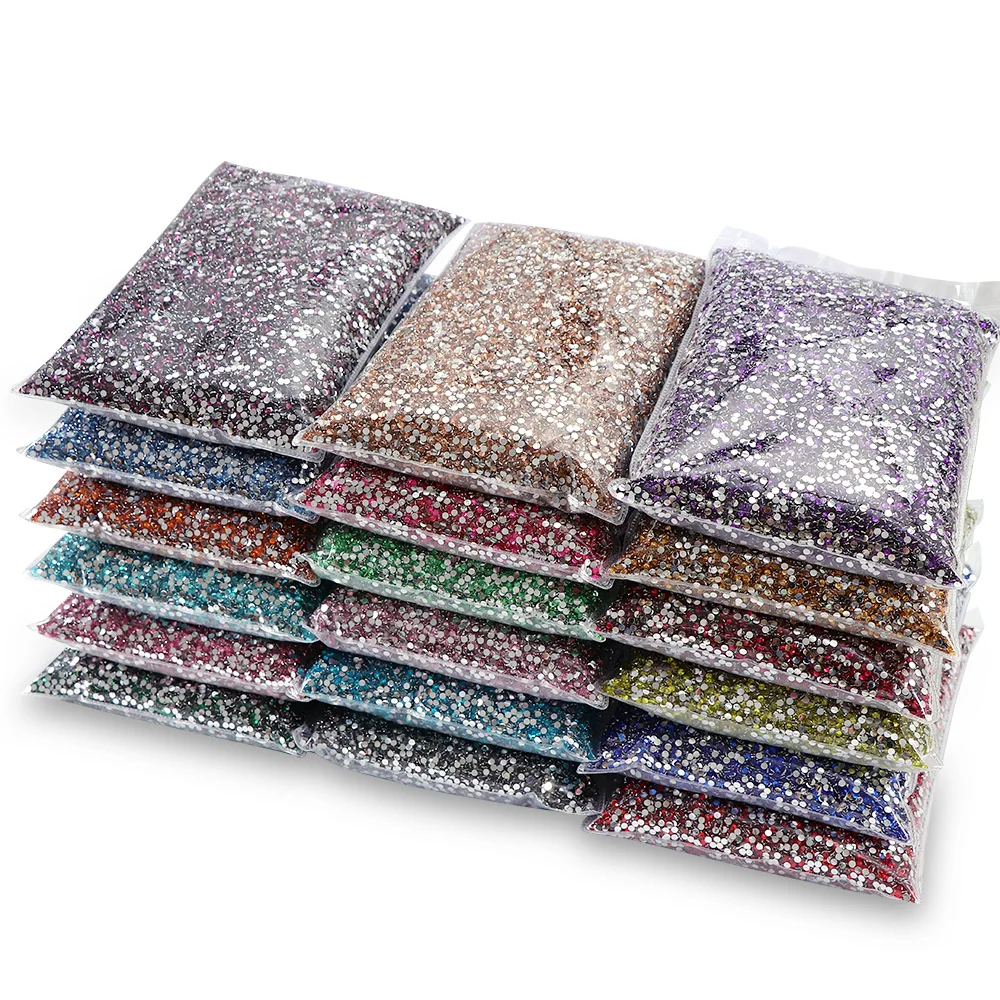 Стразы декоративные разноцветные 5 мм 30000 шт. | Красота и здоровье