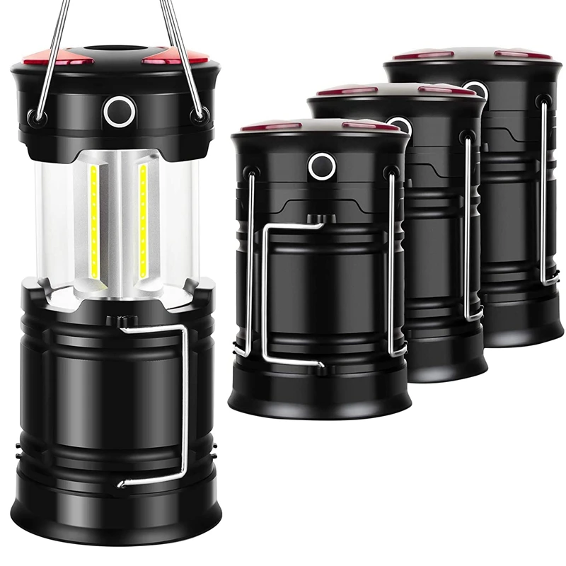 

Camping Lanterns Led Lanternsrechargeable Hurricane Emergency Light For Storm Outages Outdoor Portable Collapsible