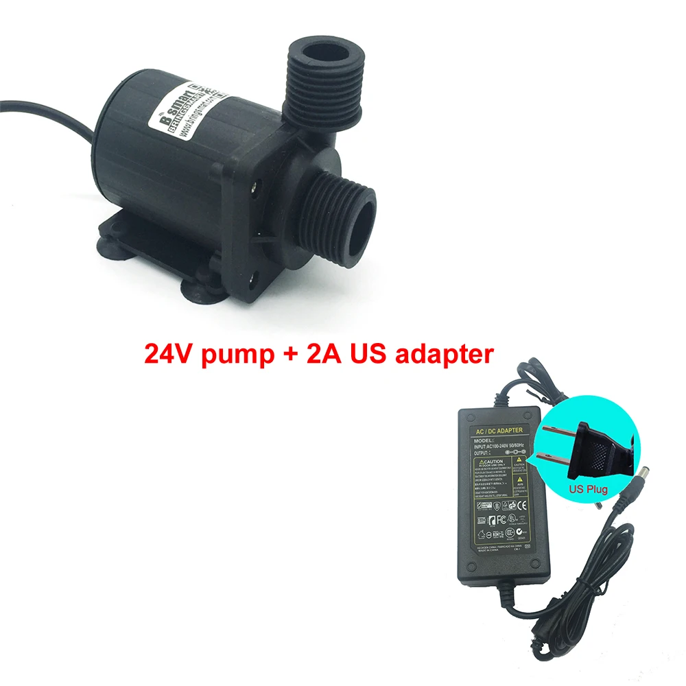 Фото Насос для подъема воды 3 5 л/час 7 м 12 В и 24 постоянного тока Насос для подъема воды 3 5 л/час 7 м 12 В и 24 постоянного тока