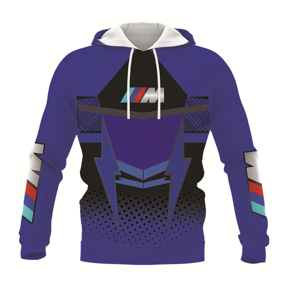 

A must-have hot sale for spring and autumn travel, men's car logo hoodie motorcycle sweater 3D printing fashion motorcycle s