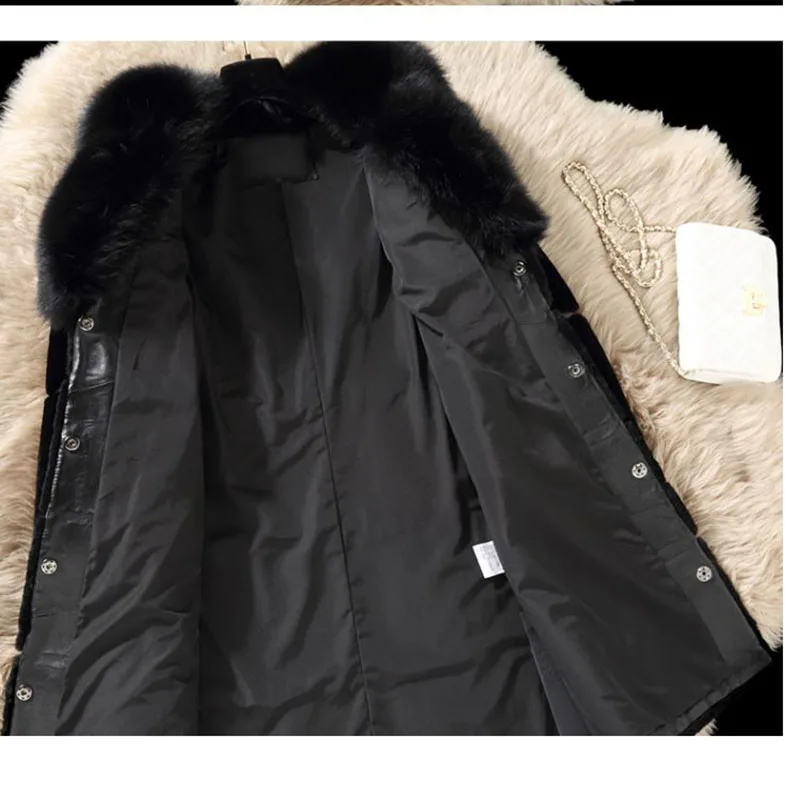 Зимнее новое женское меховое пальто женские утепленные куртки с длинными