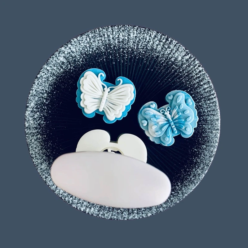 

Plastic Mooncake Mold 50/65g Cookie Cutter with 2 Stamps Hand Press Chocolate