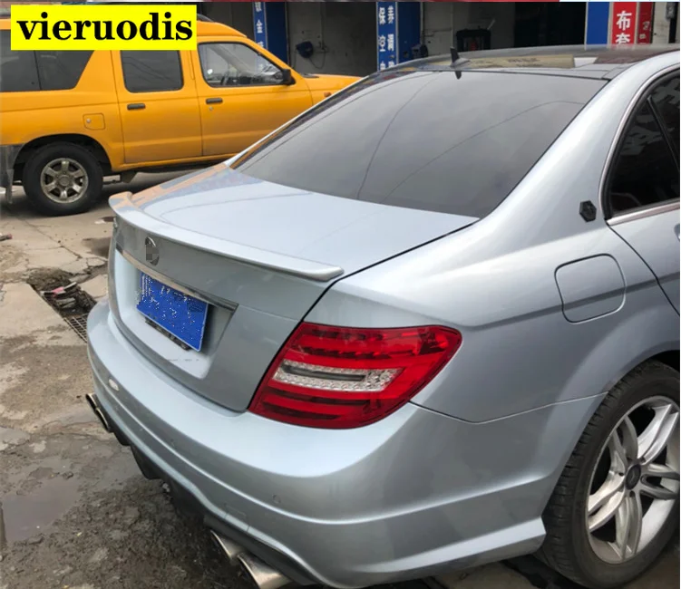 Спойлер для Benz W204 ABS Материал заднее крыло автомобиля праймер цвет задний спойлер