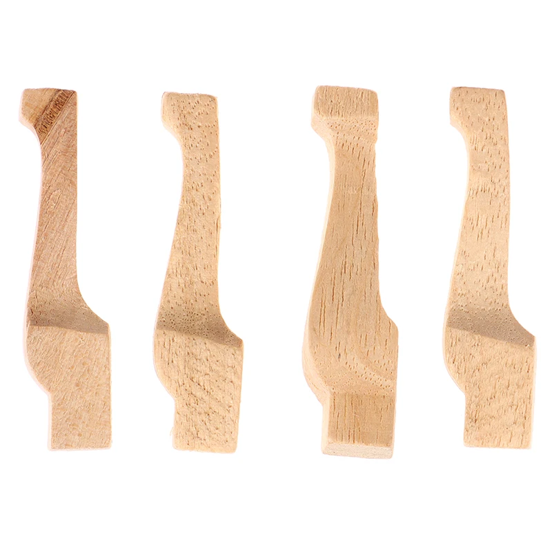 

4Pcs Set Wooden Table Legs for 1/12 Dollhouse Miniature Furniture Toys Decor DIY Making Accessories Dolls House Decoration