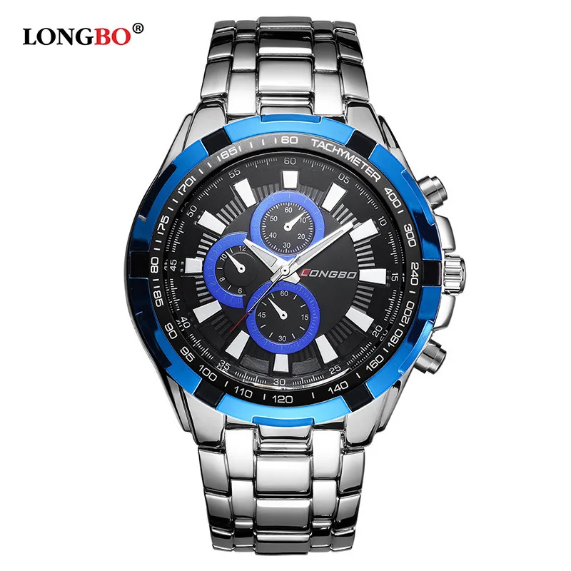 

80385 speed sell tong men's business casual multi-function stainless steel strap watch of wrist of sell like hot cakes