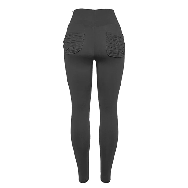 

Hot Women Yoga Pants mujer Gym Leggings Push Up Fitness Tights Female Casual Pants With Pocket High Waist Jogger Sport pants