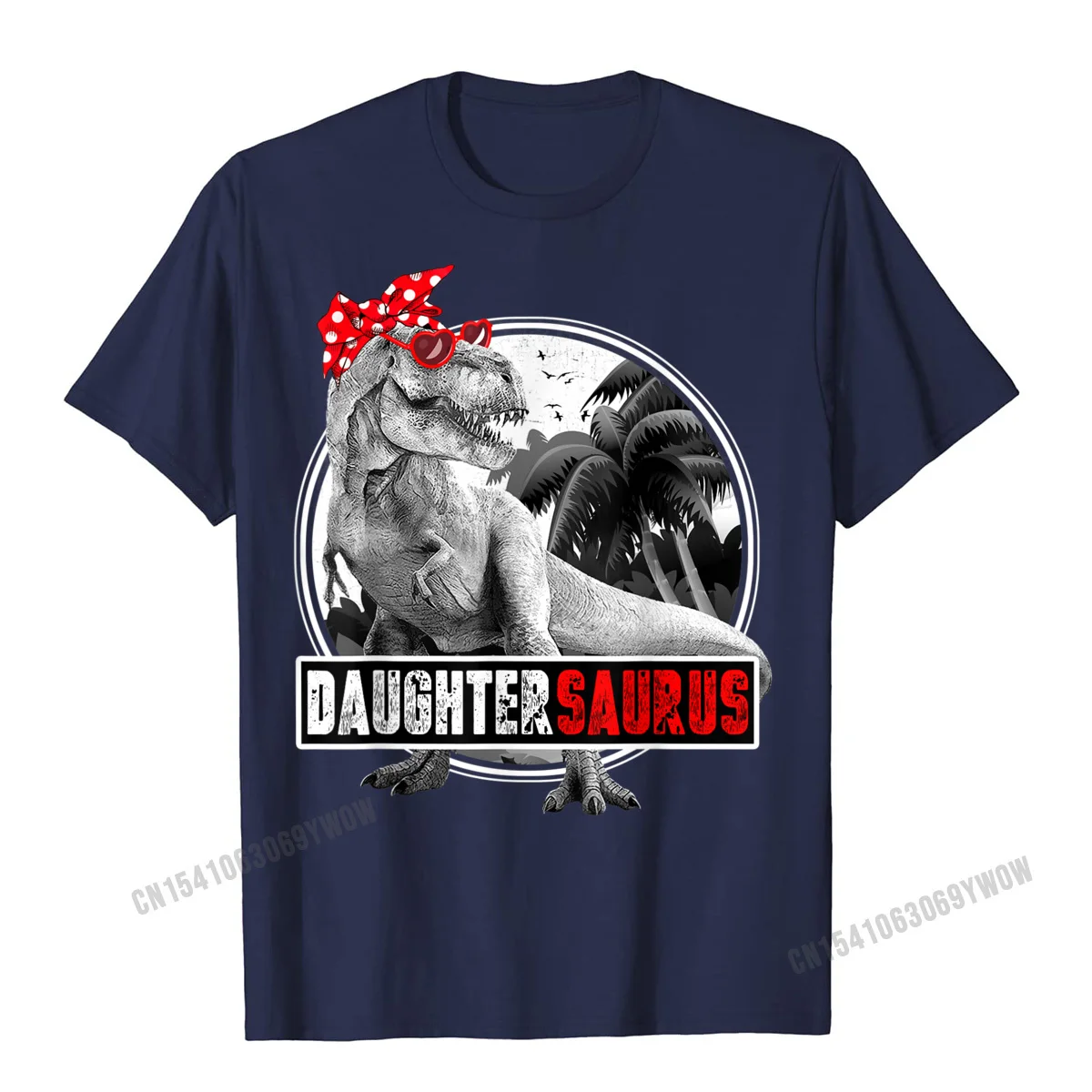 Футболка мужская с принтом дочери завра динозавра хлопок Харадзюку | Мужская