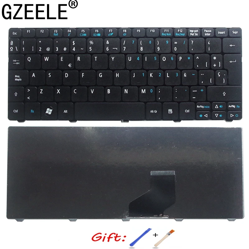 Испанская клавиатура для Acer Emachines ZE6 ZE7 PAV70 PAV01 PAV80 NAV50 350 eM350 NAV51 355 eM355 D255 e AOD255 NAV70 POVE6 SP