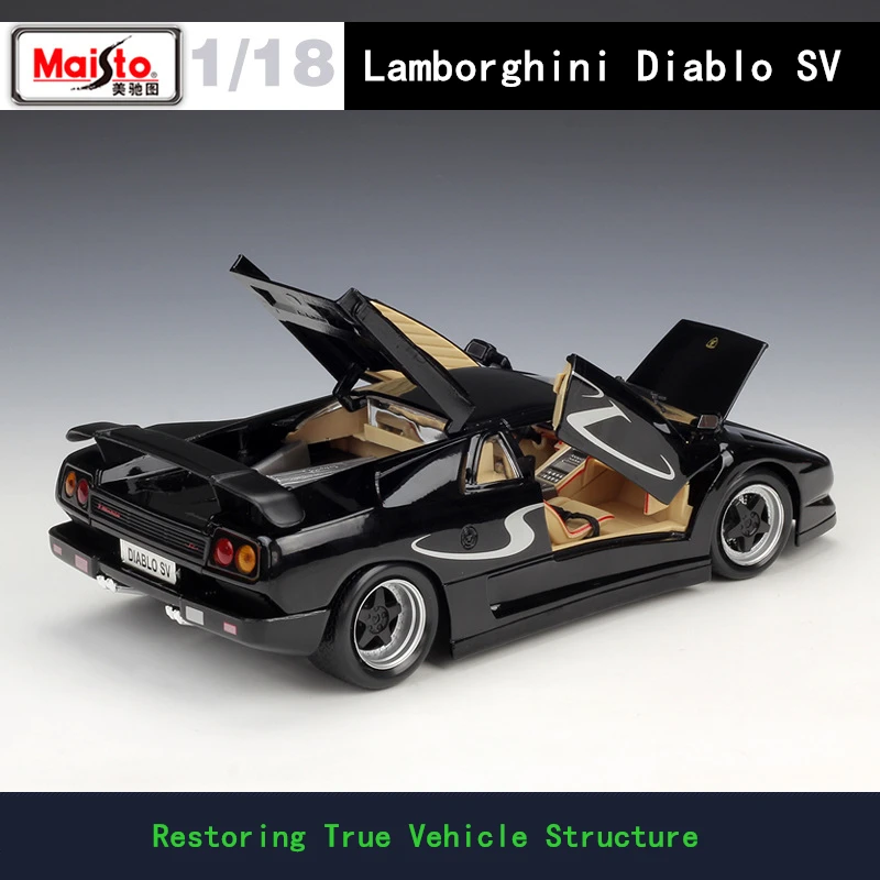 Спортивный автомобиль Maisto 1:18 Lamborghini Диабло SV модель автомобиля из сплава в стиле