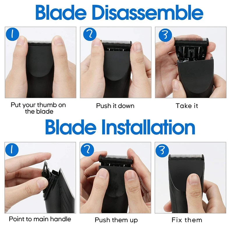 Электрические беспроводные машинки для стрижки волос регулируемые направляющие