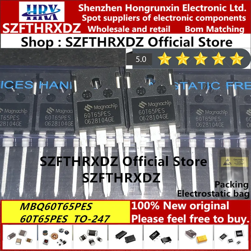 100% Новый оригинальный MBQ60T65PES 247 60T65PES TO247 MBQ60T65PESTH 60A 650V IGBT 30 шт./ламповый усилитель/450