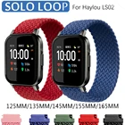 Ремешок с тканевой оплеткой для смарт-часов Xiaomi Haylou LS02, нейлоновые эластичные ленты 20 мм для Amazfit Bip Lite S U GTS 2 Mini