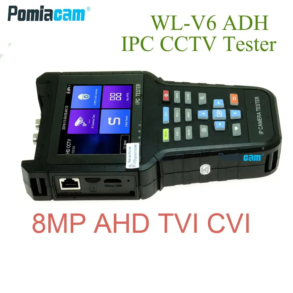 

CCTV-тестер cctv-монитор для Ip-камеры тестер IPC тестер с портом poe тестеры камера AHD TVI CVI SDI мультиметр кабельный трассировщик