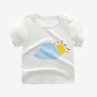 2019 детская футболка для мальчиков, топы, Детская летняя футболка с короткими рукавами, топы, одежда для маленьких мальчиков, костюм, летняя одежда для маленьких девочек