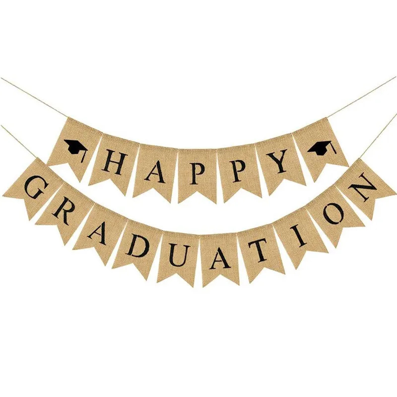 

Happy Graduation Student Graduation Party Decoration Pull Flag Graduation Season Party Decoration Supplies