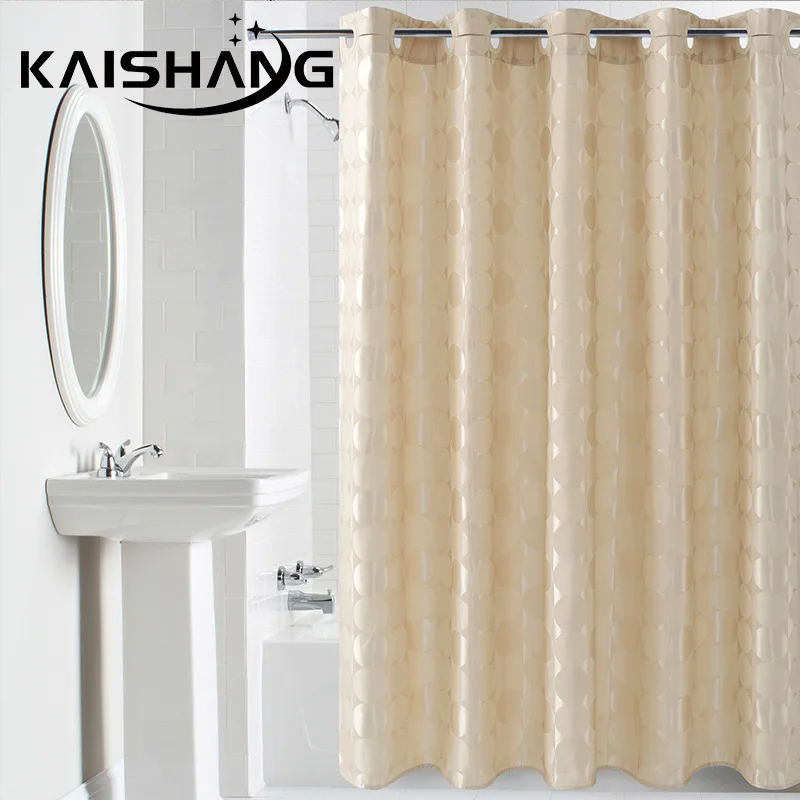 k water circle solid shower curtain thick waterproof polyester fabric bath curtain mold simple bathroom set partition curtain free global shipping