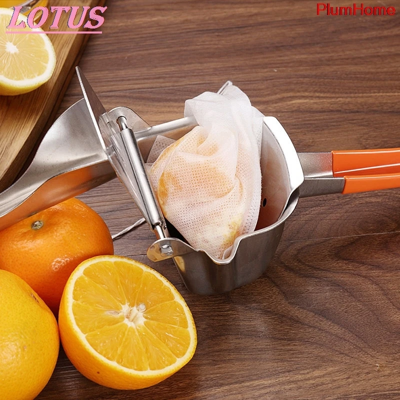 

Stainless Steel Lemon Squeezer Hand Juicer Pomegranate Orange Sugar Cane Juice Kitchen Fruit Tools Manual Juice Squeezer