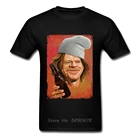 Мужская летняя футболка с коротким рукавом, с круглым вырезом