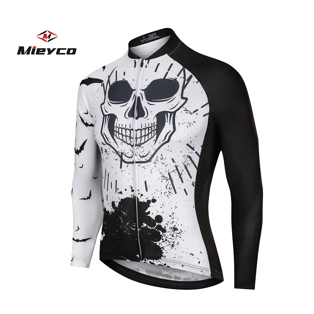 

Веломайка Мужская, с длинным рукавом, Осень Одежда из полиэстера для велоспорта