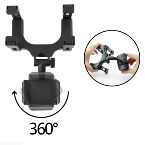 

Universal 360 Car Rearview Mirror Mount Stand Holder Cradle For Cell Phone GPS Car Rear View Mirror Holder
