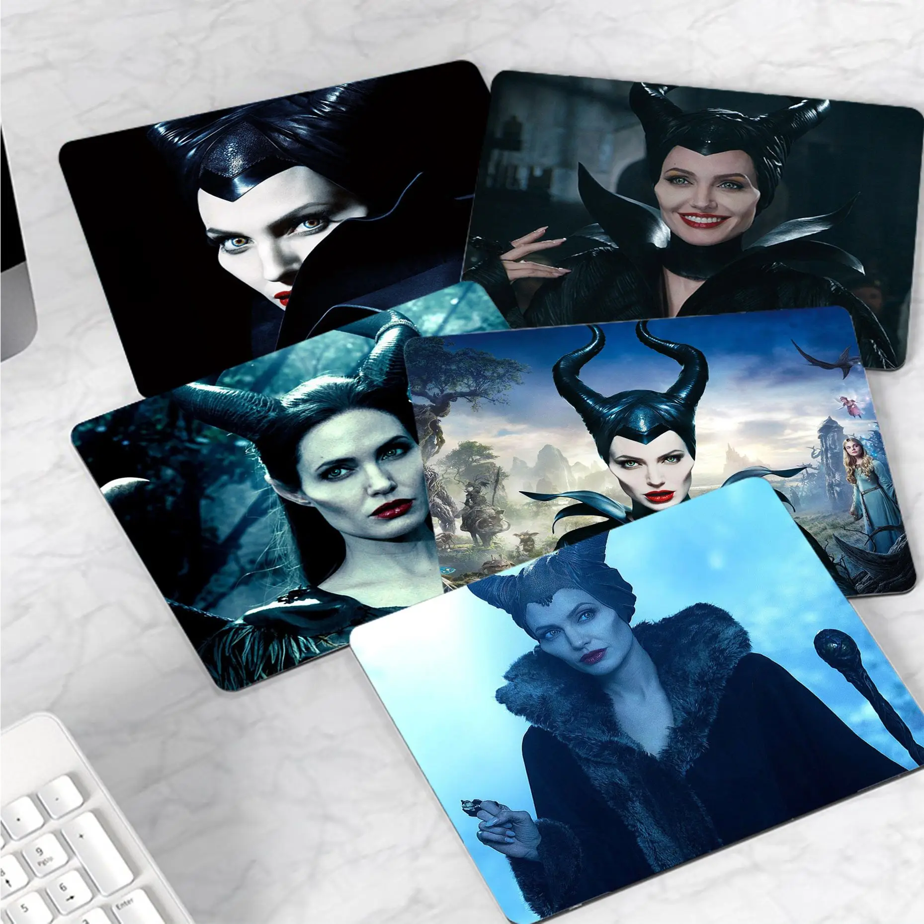 

Disney Maleficent Witch Customized MousePads Computer Laptop Anime Mouse Mat Rubber PC Computer Gaming mouse pad