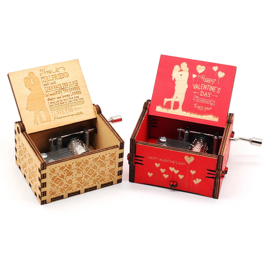 Любовь девушка любовь жена деревянный ручной запуск You Are My Sunshine Подарочная