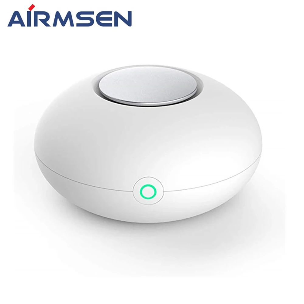 

Airmsen Car Air Purifier Mini Ozone Generator Pm2.5 Activated Carbon Formaldehyde Auto Air Cleaner Small Space Clear Odor