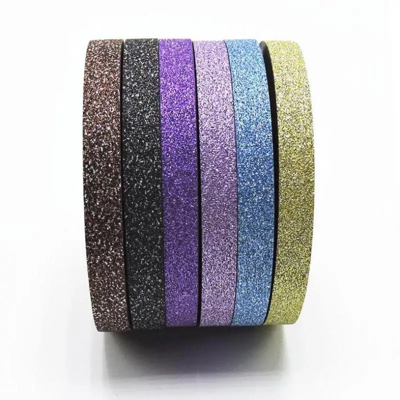 6 шт./компл. блеск набор декоративного скотча Васи разных Цвета японская