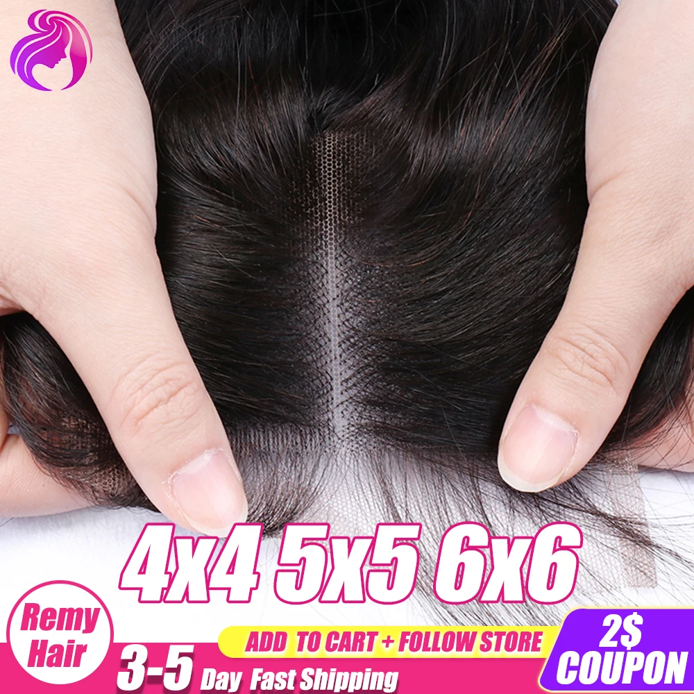 BLACROSS Striaght Closure or HD Frontal Lace 4x4 Human Hair 5X5 6X6 Per Plucked Hairline Brazilian Be Dyed Virgin | Шиньоны и парики