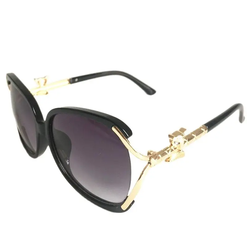 

Brand Designer Sunglasses Fox Head Sun Glasses Female Eyeglasses Anti-UV Spectacles Oversize Frame Eyewear Goggles Adumbral A++