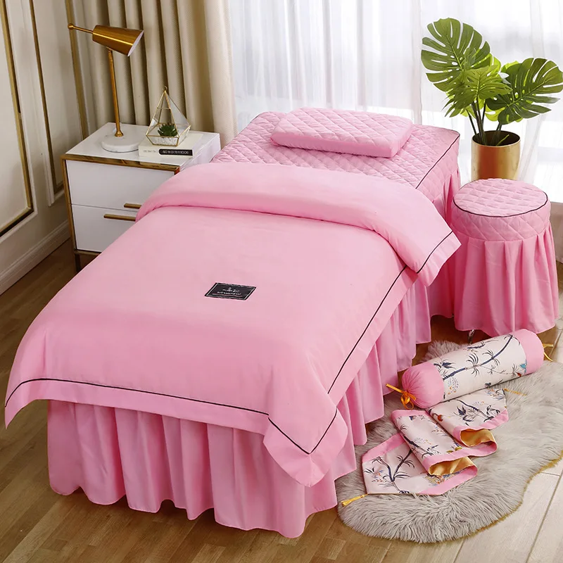 Комплект постельного белья из 4 предметов для салона красоты постельное белье