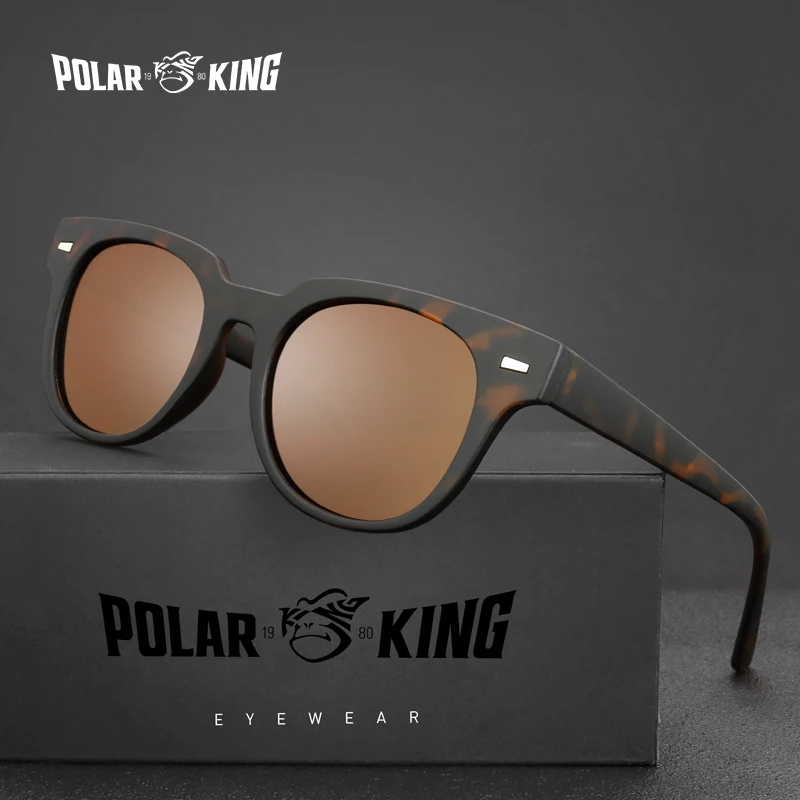 

Солнцезащитные очки Polarking PL467 мужские, винтажные, оригинального дизайна, демисезонные, прозрачные, высококачественные, для вождения