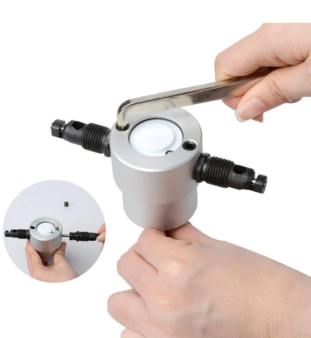 Ниблер для резки листового металла с двойной головкой резак пилы аксессуары