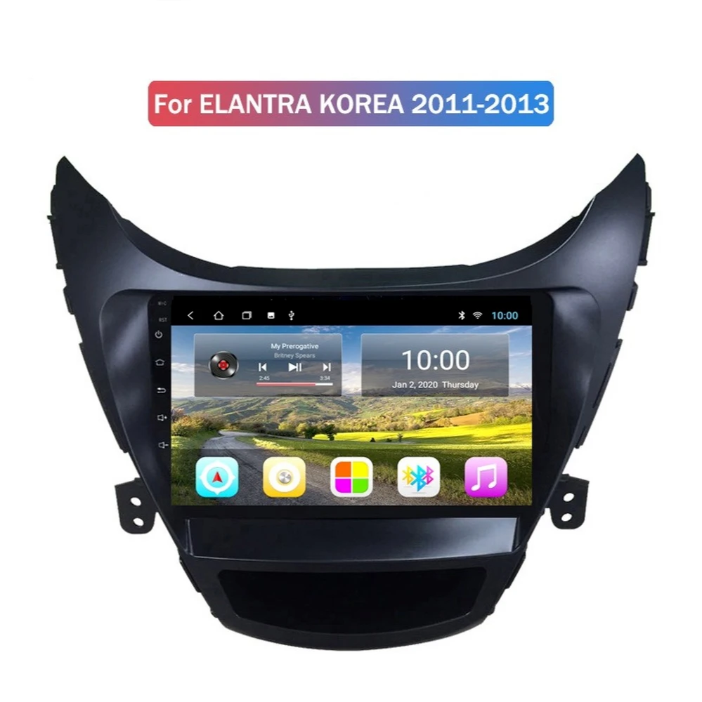 Android 10.0 Octa Core Car GPS Navigation for HYUNDAI ELANTRA /KOREA 2011-2013 RadioHead unit With Wifi 4G DSP CARPLAY