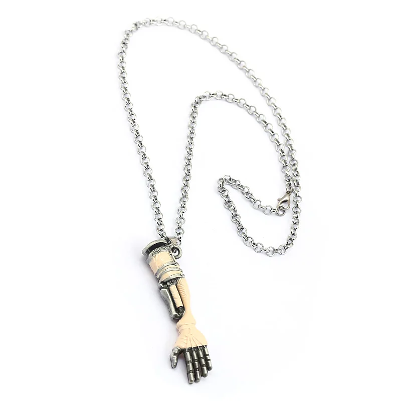 Game Sekiro Shadows Die Twice Hand Necklace For Men Metal The Great Wolf Cannon Women Pendant Jewelry Long Chain collar | Украшения и