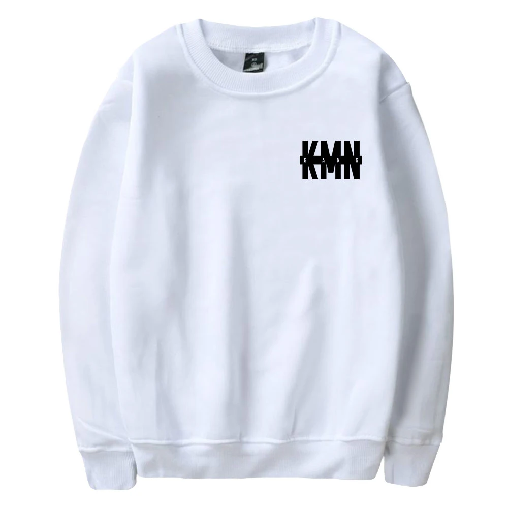 

WAWNI KMN Gang Sweatshirts Unisex O-neck Loose Sweatshirt Pullover Harajuku Breathable Oversized Hip Hop Top 2021 Cosplay Tops