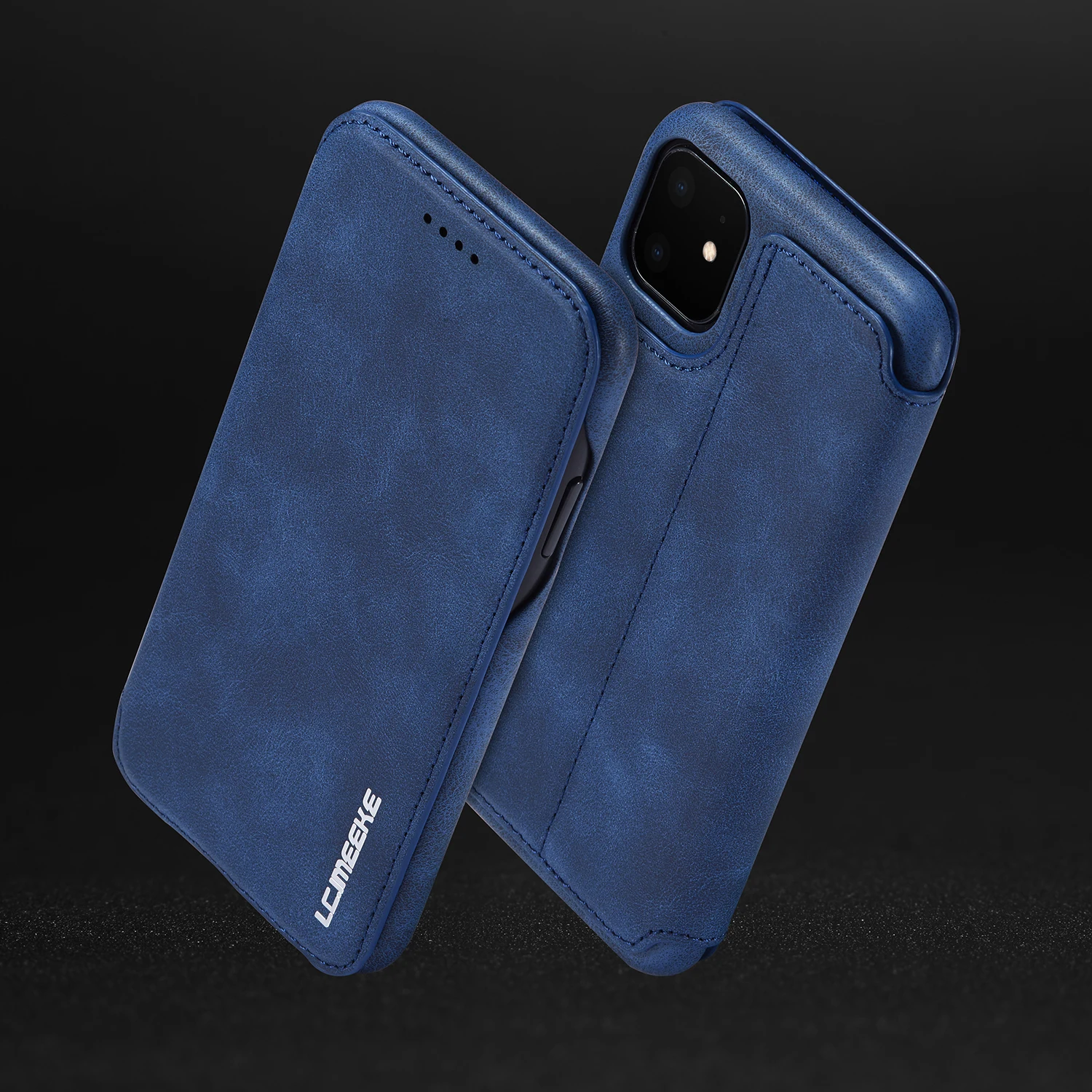 Чехол для iphone 11, флип-чехол для iphone 11 Pro 11 Max 5,8 6,1 6,5 XS XR X 6 7 8 plus, Магнитный флип-чехол с подставкой и отделением для карт