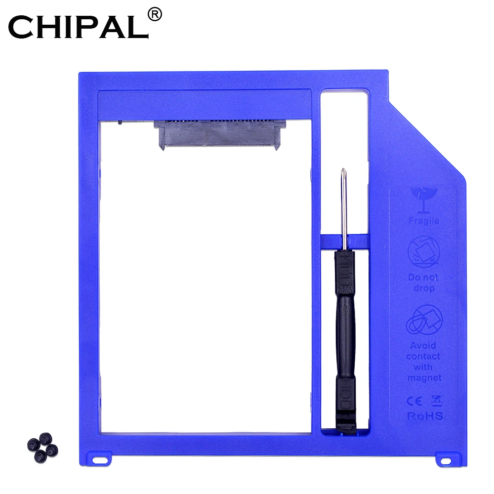 CHIPAL 2nd HDD Caddy 9 5 мм SATA 3 0 для 2 &quot2 TB жесткий диск SSD чехол Macbook Pro Air 13&quot 15 &quot17&quot SuperDrive