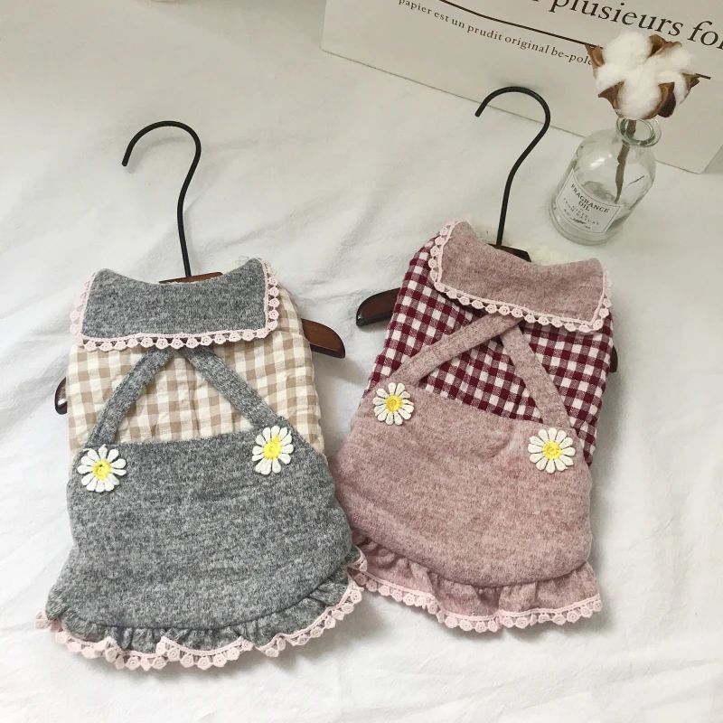 Зимнее платье для собак йоркширского терьера чихуахуа щенка костюм маленькой