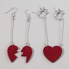 Аниме невероятные приключения Джоджо Kujo Jotaro Gebroken Hart Oorbellen Jojo Noriaki Cherry Stud Oor Clip для косплея