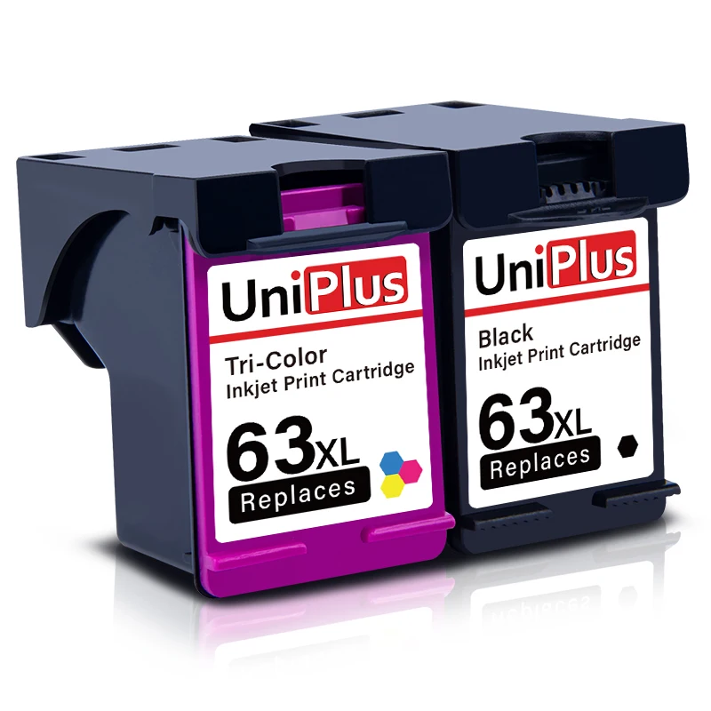 Сменный чернильный картридж UniPlus для принтера HP 63 XL hp 63XL Officejet 3830 3831 3832 3833 3834 4650 3630